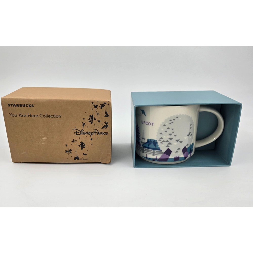 Starbucks Disney Parks Epcot You Are Here Collection 14oz Coffee Tea Mug Cup NIB